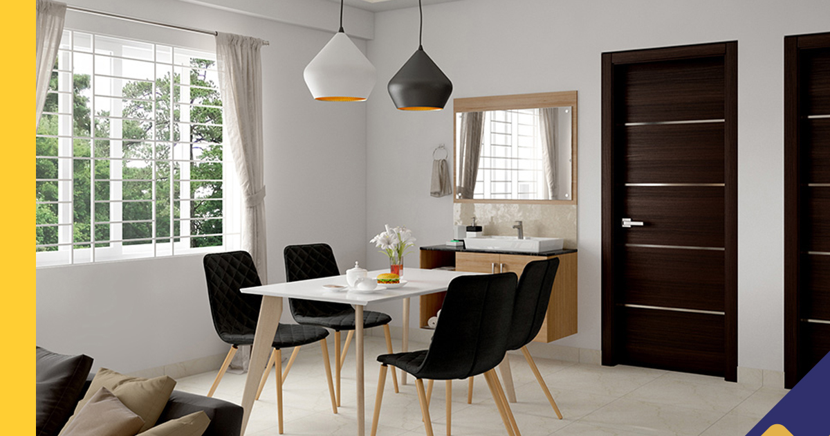 Minimalist Designs of dining table set
