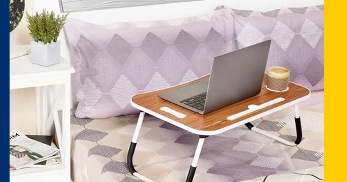 Floating Wall-Mounted Desk: