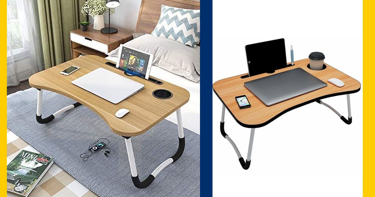 Simple Designs Basic Wooden Laptop Table: