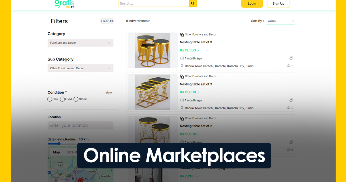 Online Marketplaces