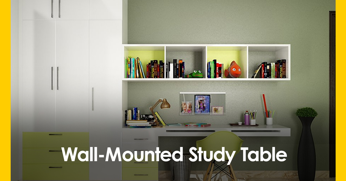 Wall-Mounted Study Table 