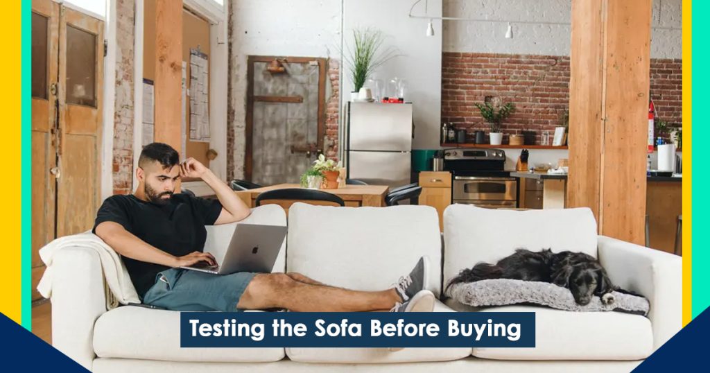 Testing the Sofa Before Buying