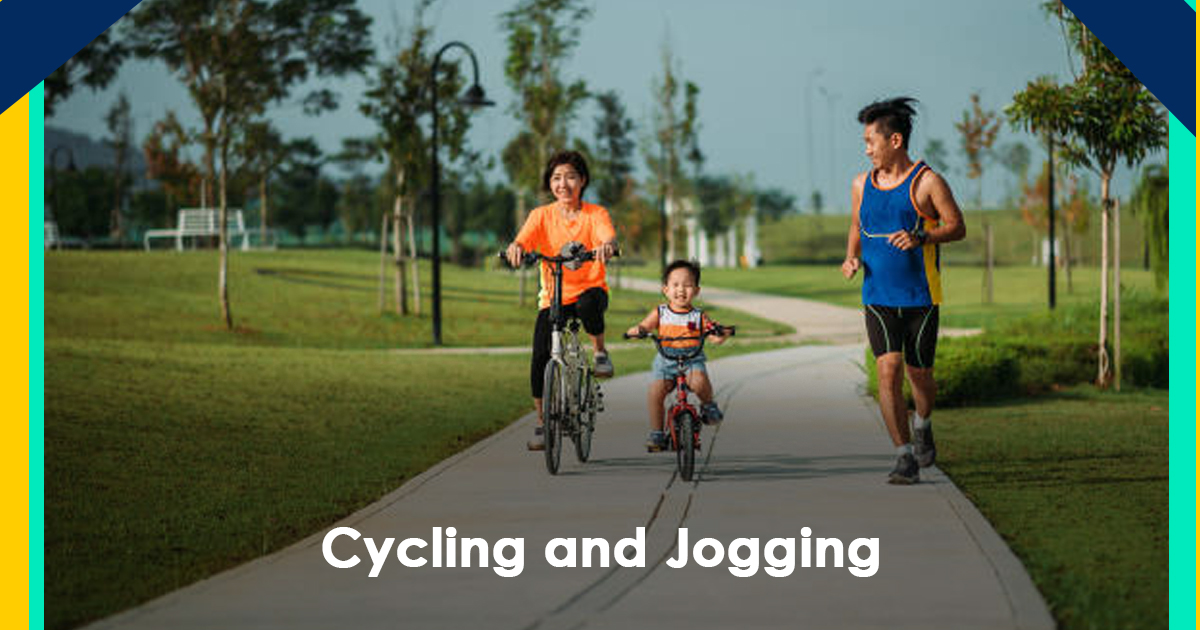 Cycling and Jogging