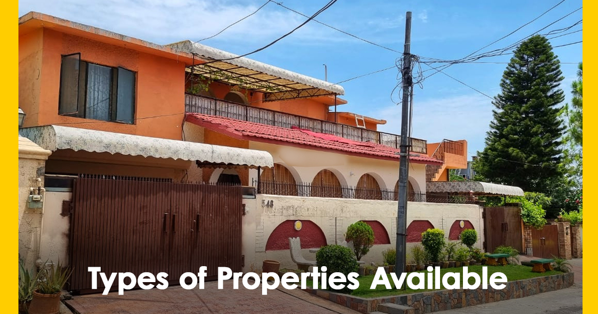 Types of Properties Available