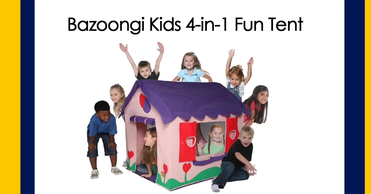 Bazoongi Kids 4-in-1 Fun Tent