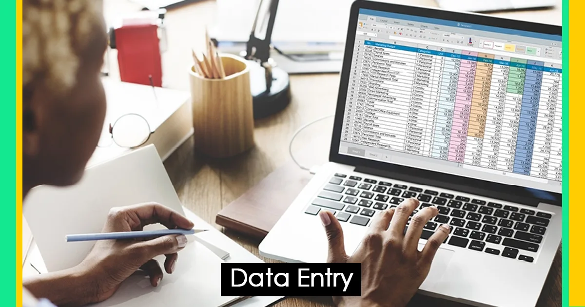 Data Entry - virtual assistant jobs