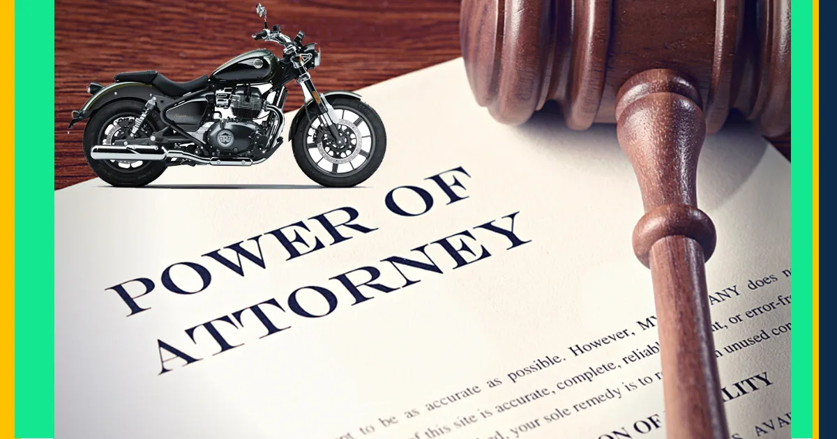 motorcycle registration Power of Attorney