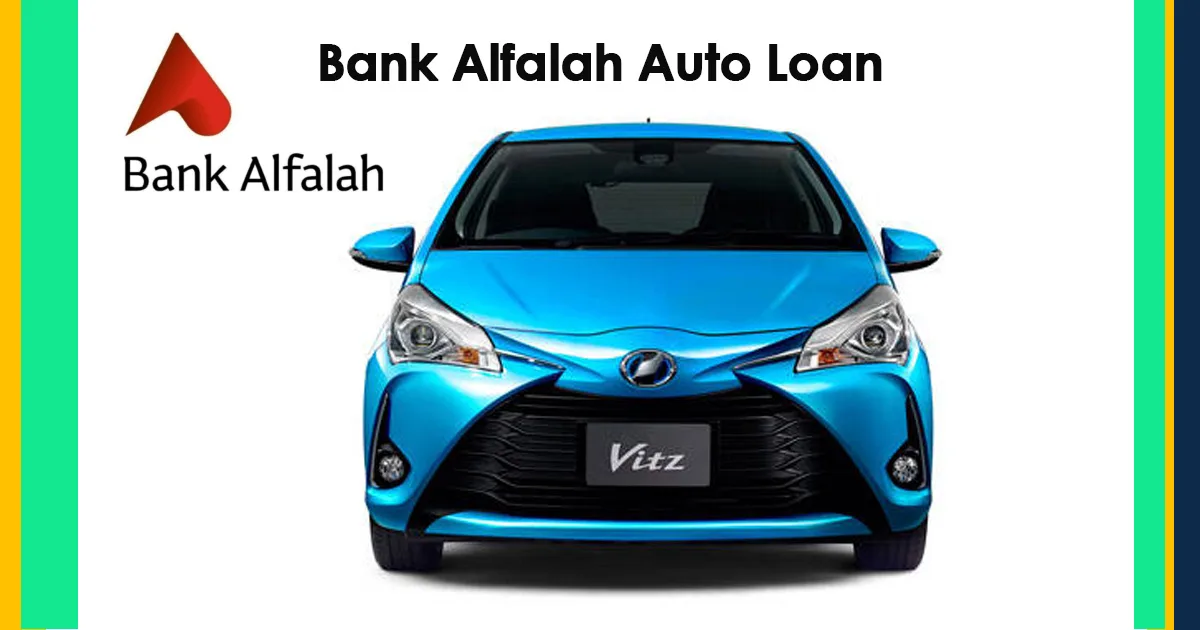 vitz for sale in karachi- Bank Alfalah Auto Loan