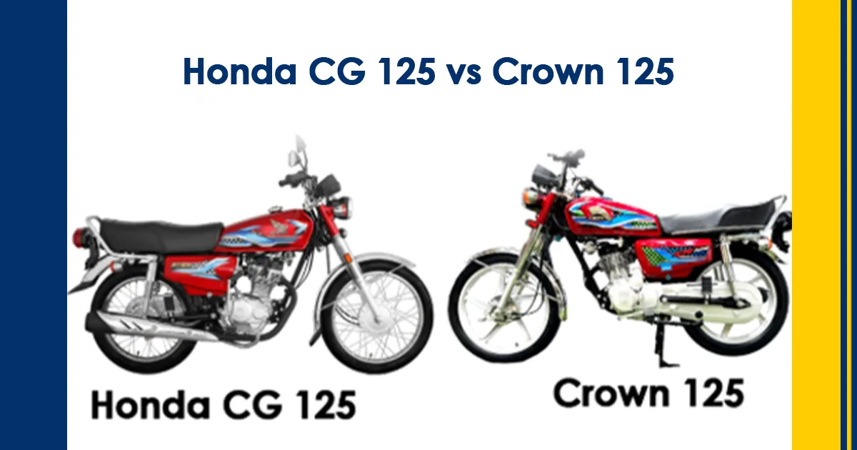 Crown 125 vs Honda CG 125