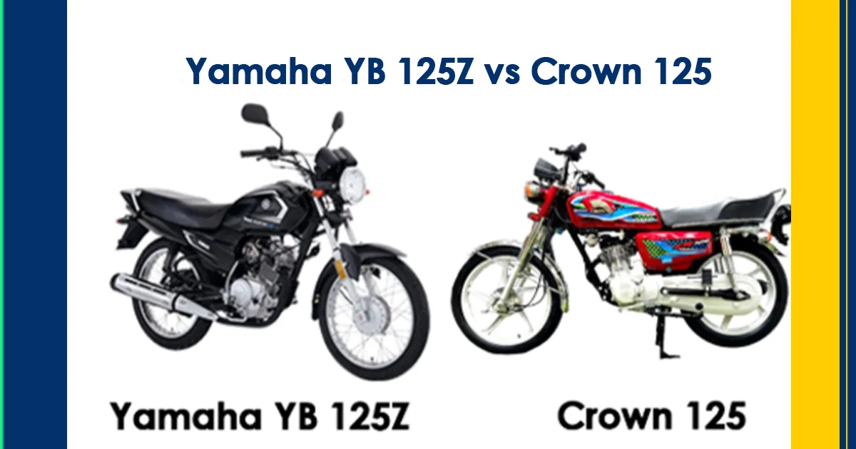 Crown 125 vs Yamaha YB 125Z